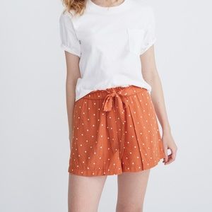 Madewell Polka Dot Drapey Shorts 🌸